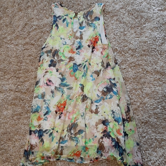 CLOSET CLEAR OUT!! Floral mini shift dress - Picture 3 of 4
